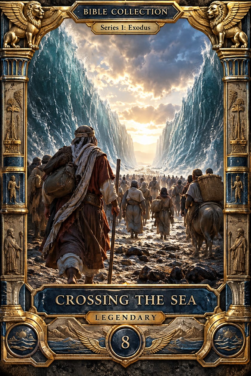 CROSSING THE SEA collectible card